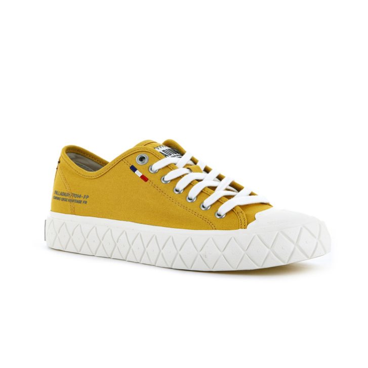 Pánské Tenisky Palladium Palla Ace Platene Low Tops Hořčice | CZ NJP-14X